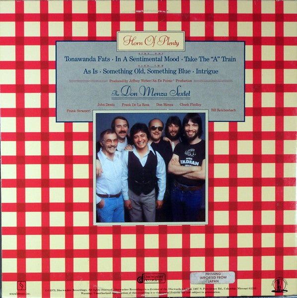 Don Menza With Chuck Findley, Bill Reichenbach (2) - Horn Of Plenty | Near Mint (NM) Near Mint (NM)