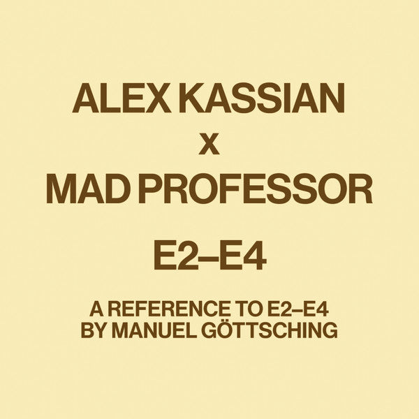 E2-E4 - A Reference To E2-E4 By Manuel Göttsching | Mint (M) Near Mint (NM)