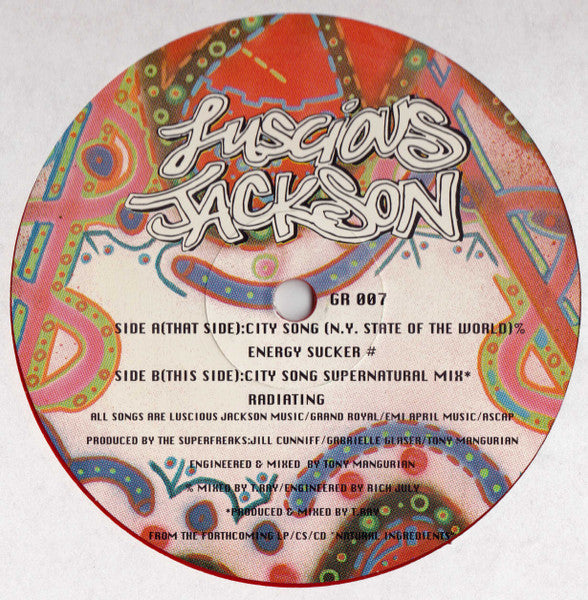 Luscious Jackson - City Song (VINYL) | Near Mint- (NM-) Generic