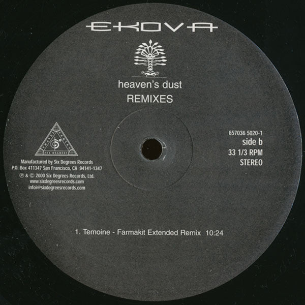 Ekova - Heaven's Dust (Remixes) | Near Mint (NM) Excellent (EX)