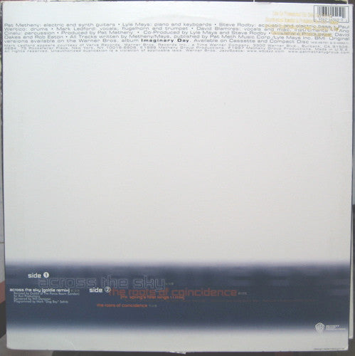 Pat Metheny Group - Across The Sky / The Roots Of Coincidence (GOLDIE) | Excellent+ (EX+) Excellent (EX)