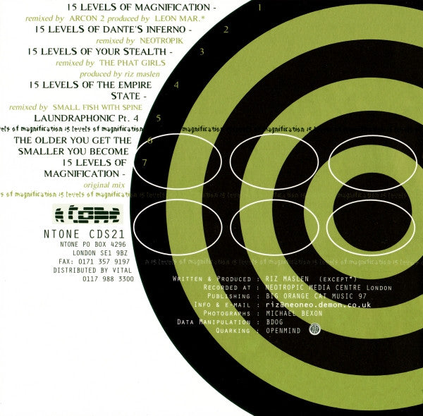 Neotropic - 15 Levels Of Magnification (CD) | Near Mint (NM) Near Mint (NM)