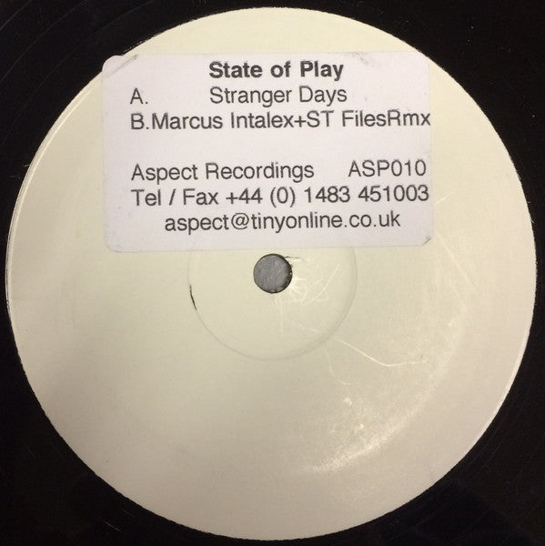 State Of Play - Stranger Days | Very Good Plus (VG+) Generic