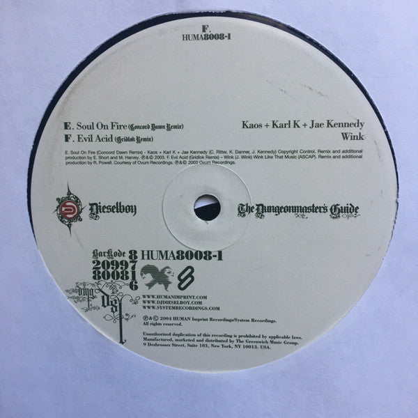 Dieselboy - The Dungeonmaster's Guide | Very Good Plus (VG+) Near Mint (NM)