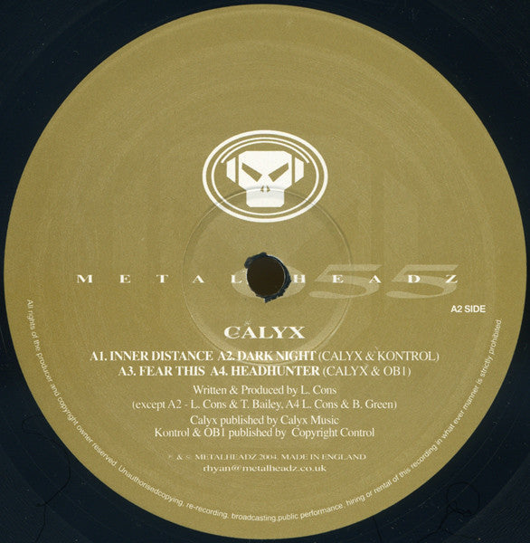Calyx - Dark Night EP | Very Good Plus (VG+) Very Good (VG)