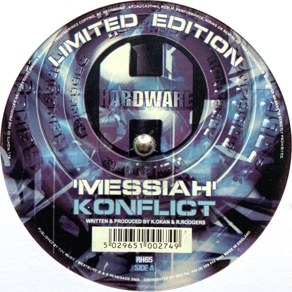 Konflict - Messiah / Beckoning | Very Good Plus (VG+) Excellent (EX)