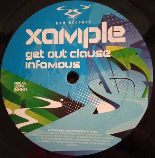 Xample - Get Out Clause / Infamous | Very Good Plus (VG+) Near Mint (NM)