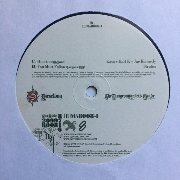 Dieselboy - The Dungeonmaster's Guide | Very Good Plus (VG+) Near Mint (NM)