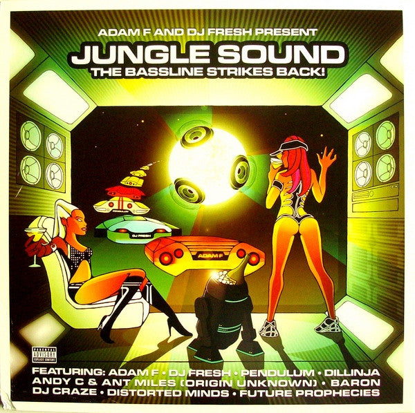 Adam F - Jungle Sound - The Bassline Strikes Back! | Very Good (VG) Very Good Plus (VG+)