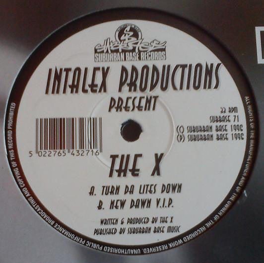 The X - Turn Da Lites Down / New Dawn (V.I.P.) | Very Good (VG) Very Good (VG)