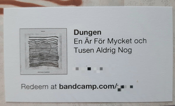 En Är För Mycket Och Tusen Aldrig Nog | Mint (M) Mint (M)