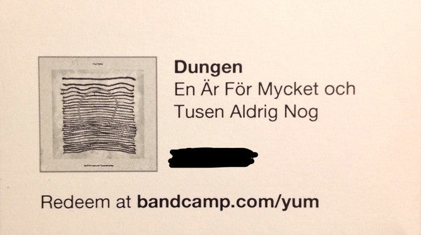 En Är För Mycket Och Tusen Aldrig Nog | Mint (M) Mint (M)