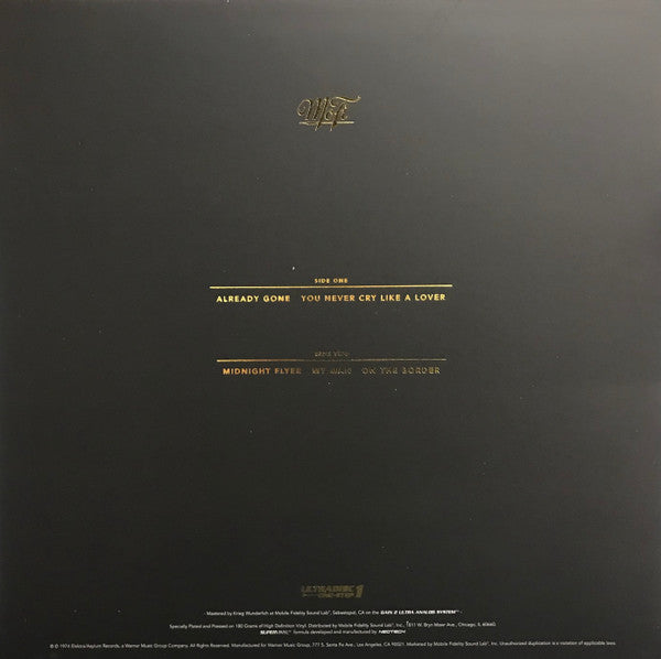 Eagles On The Border Mobile Fidelity Sound Lab, Asylum Records 2x12", Album, RE, RM, 180 + Box, Ltd, Num Mint (M) Mint (M)