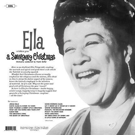 Ella Fitzgerald - Ella Wishes You A Swinging Christmas (WHITE VINYL) | Mint (M) Mint (M)