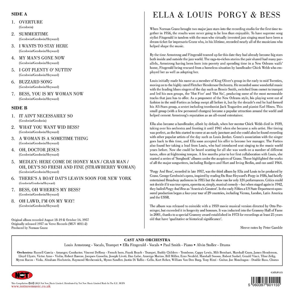 Ella Fitzgerald & Louis Armstrong - Porgy & Bess [Import] | Mint (M) Mint (M)