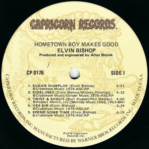 Elvin Bishop - Hometown Boy Makes Good! | Near Mint (NM) Very Good Plus (VG+)