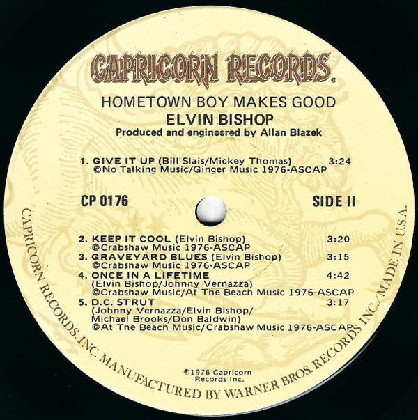 Elvin Bishop - Hometown Boy Makes Good! | Near Mint (NM) Very Good Plus (VG+)