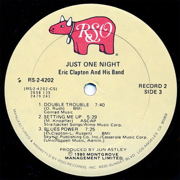 Eric Clapton - Just One Night | Near Mint (NM) Near Mint (NM)