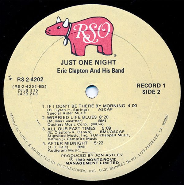 Eric Clapton - Just One Night | Near Mint (NM) Near Mint (NM)