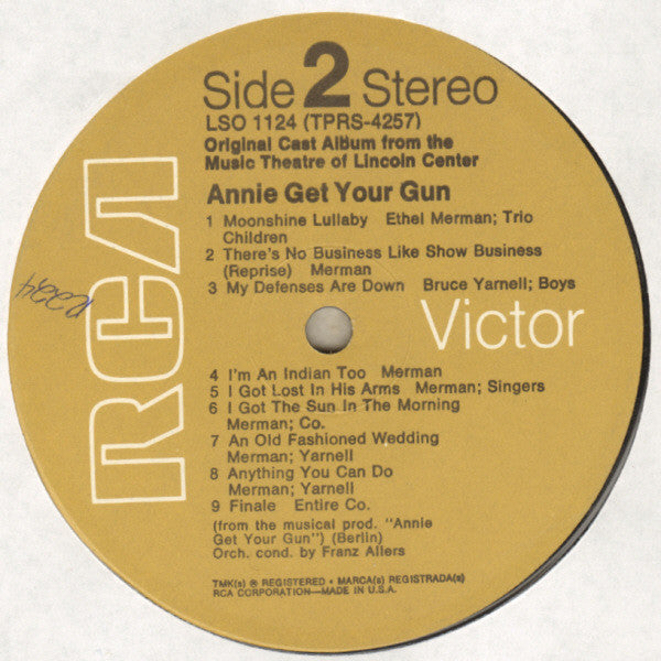 Annie Get Your Gun (An Original Cast Album - Music Theater Of Lincoln Center) | Near Mint (NM) Very Good Plus (VG+)