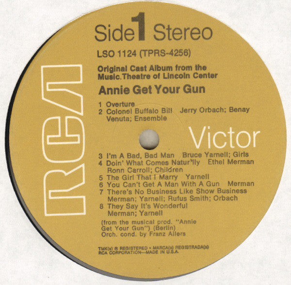 Annie Get Your Gun (An Original Cast Album - Music Theater Of Lincoln Center) | Near Mint (NM) Very Good Plus (VG+)