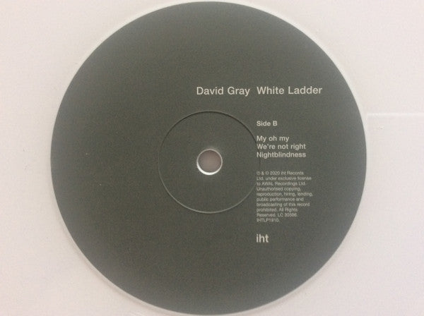 White Ladder: 20th Anniversary (WHITE VINYL) | Mint (M) Very Good Plus (VG+)