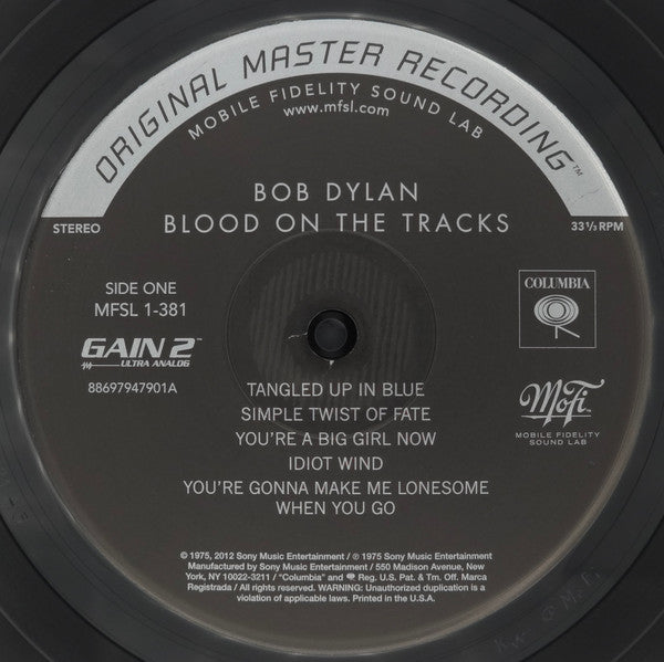 Blood On The Tracks (MFSL VINYL)*DINGED* | Mint (M) Excellent+ (EX+)