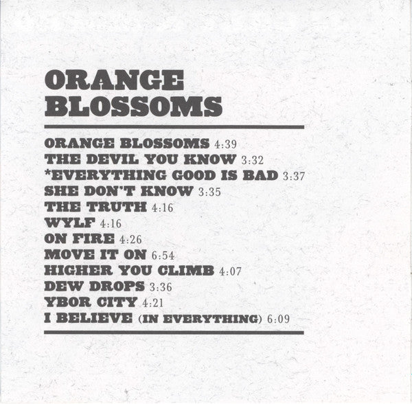Orange Blossoms (CD) | Mint (M) Mint (M)