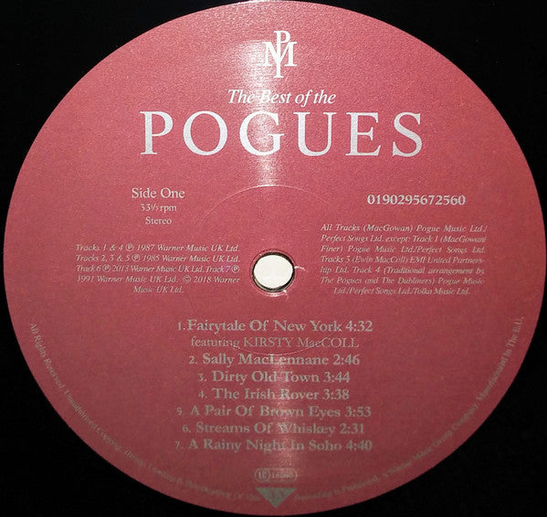 The Best Of The Pogues (VINYL)*CREASED* | Mint (M) Excellent (EX)