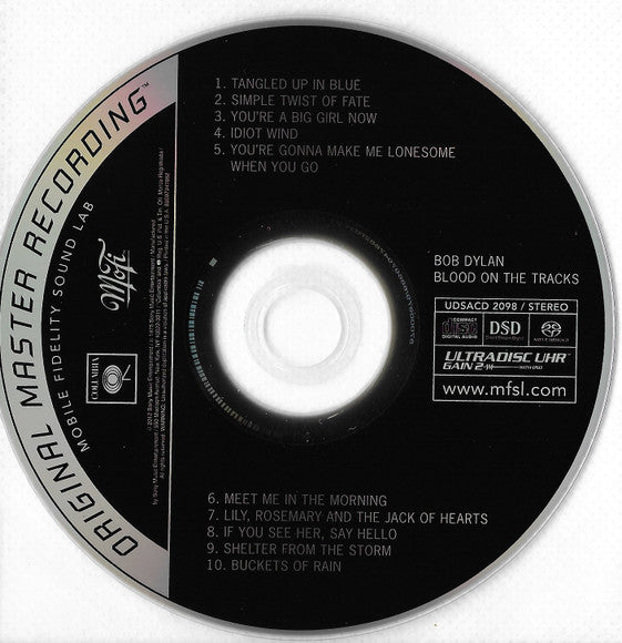 Blood On The Tracks (SACD) | Mint (M) Mint (M)