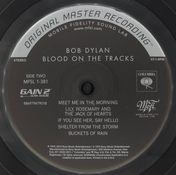 Blood On The Tracks (MFSL VINYL) | Mint (M) Mint (M)