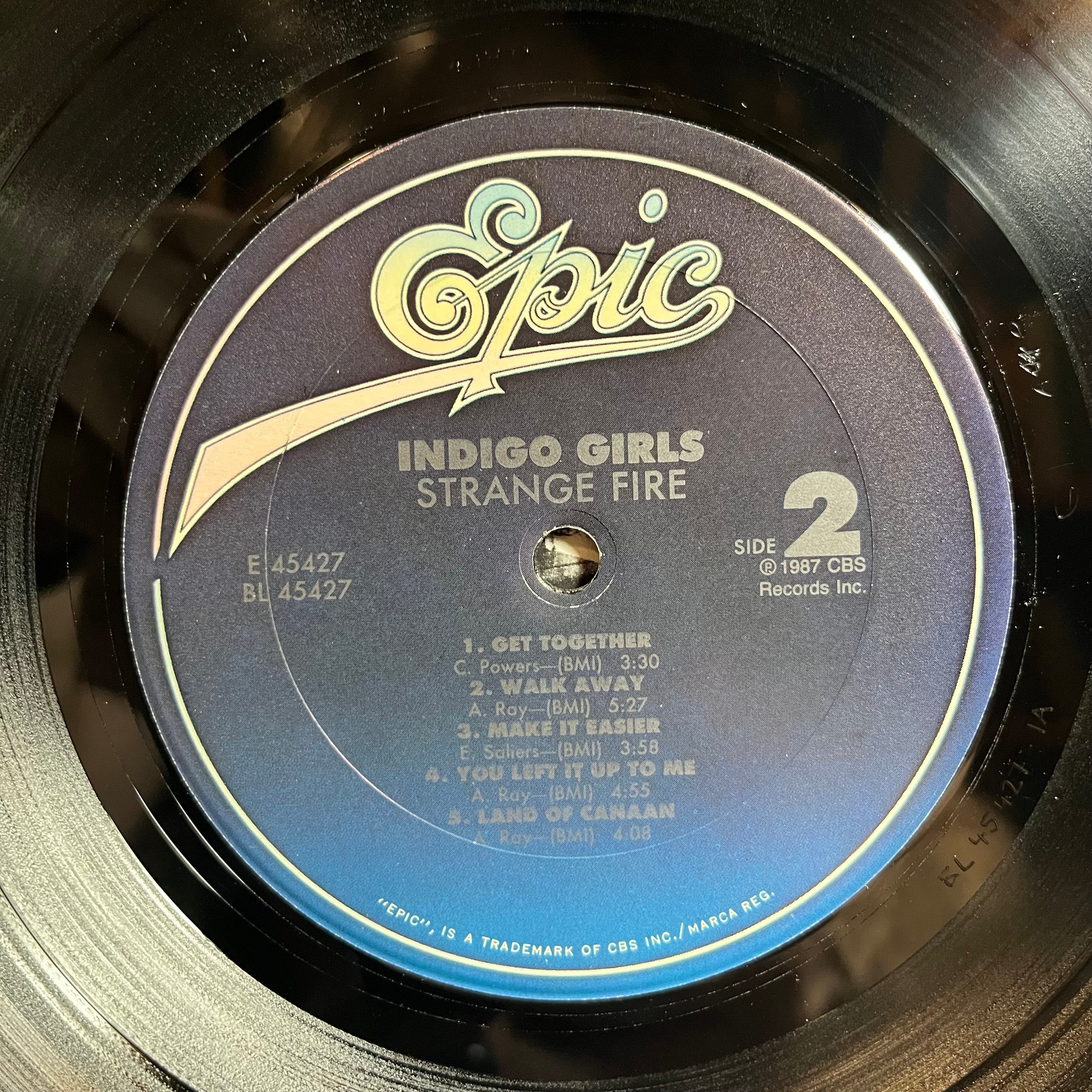 Indigo Girls - Strange Fire (LP) | Excellent+ (EX+) Very Good (VG)