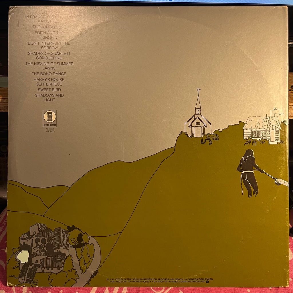 Joni Mitchell - The Hissing Of Summer Lawns *CTH* | Excellent (EX) Excellent (EX)