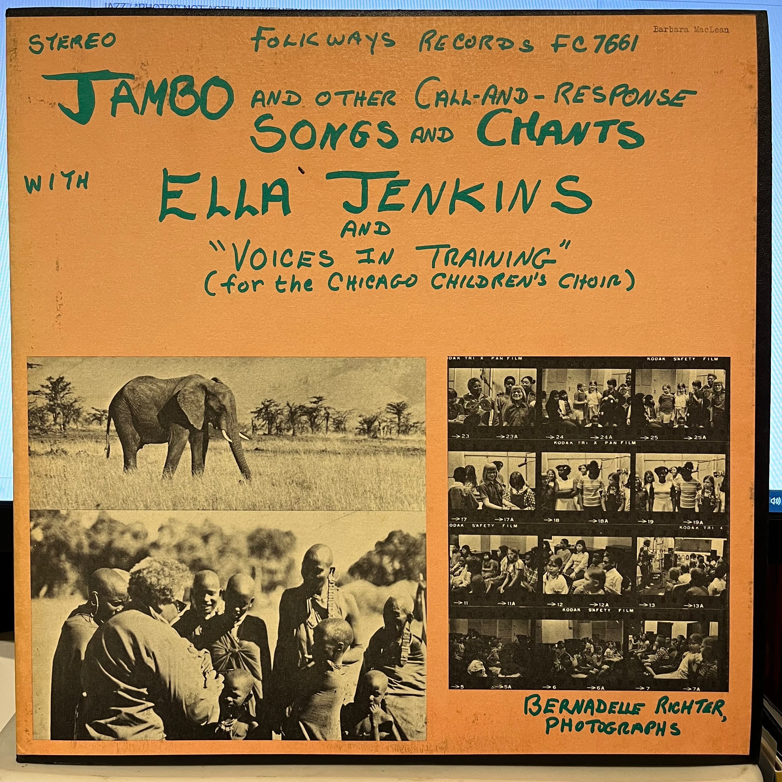 Ella Jenkins - Jambo And Other Call And Response Songs And Chants | Excellent (EX) Near Mint (NM)