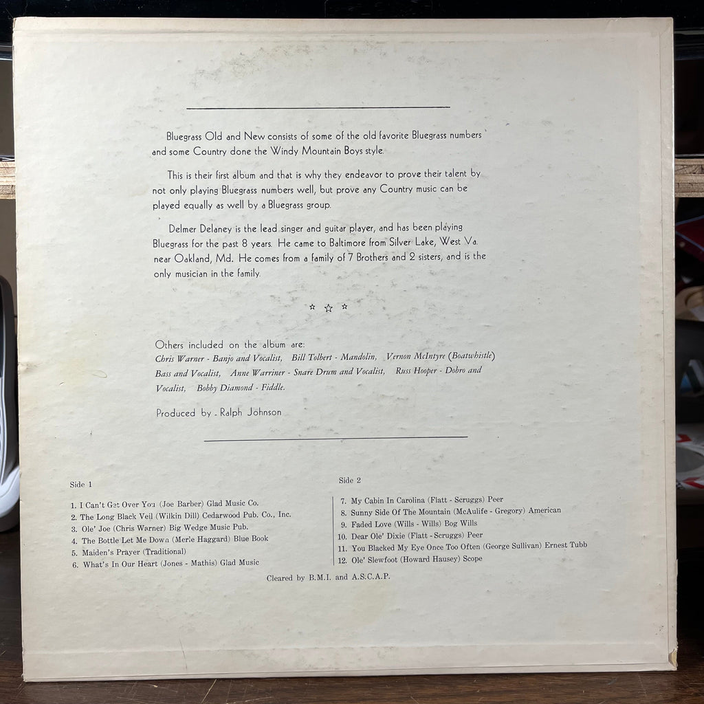Bluegrass Old And New *SIGNED BY BILL TOLBERT* | Excellent+ (EX+) Excellent (EX)