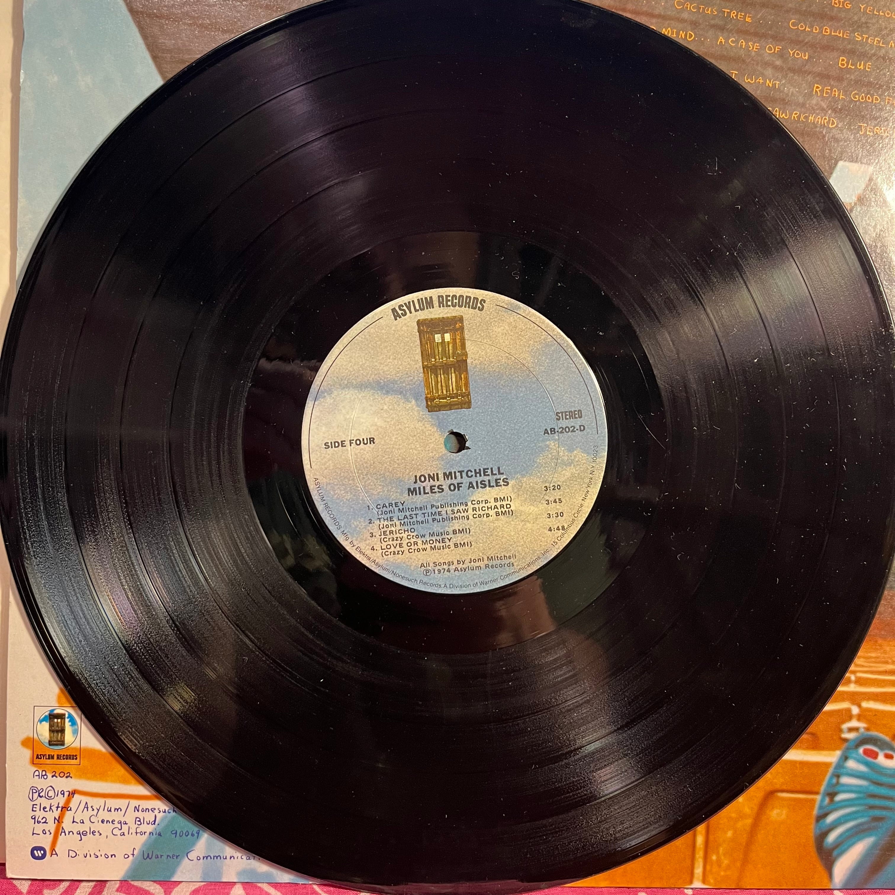 Joni Mitchell - Miles Of Aisles *TERRE HAUTE* | Excellent (EX) Excellent (EX)