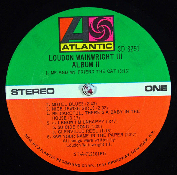 Loudon Wainwright III - Album II | Excellent (EX) Excellent (EX)