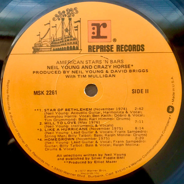 Neil Young - American Stars 'N Bars | Excellent (EX) Near Mint (NM)