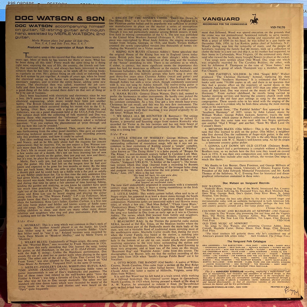 Doc & Merle Watson - Doc Watson & Son | Excellent (EX) Excellent (EX)