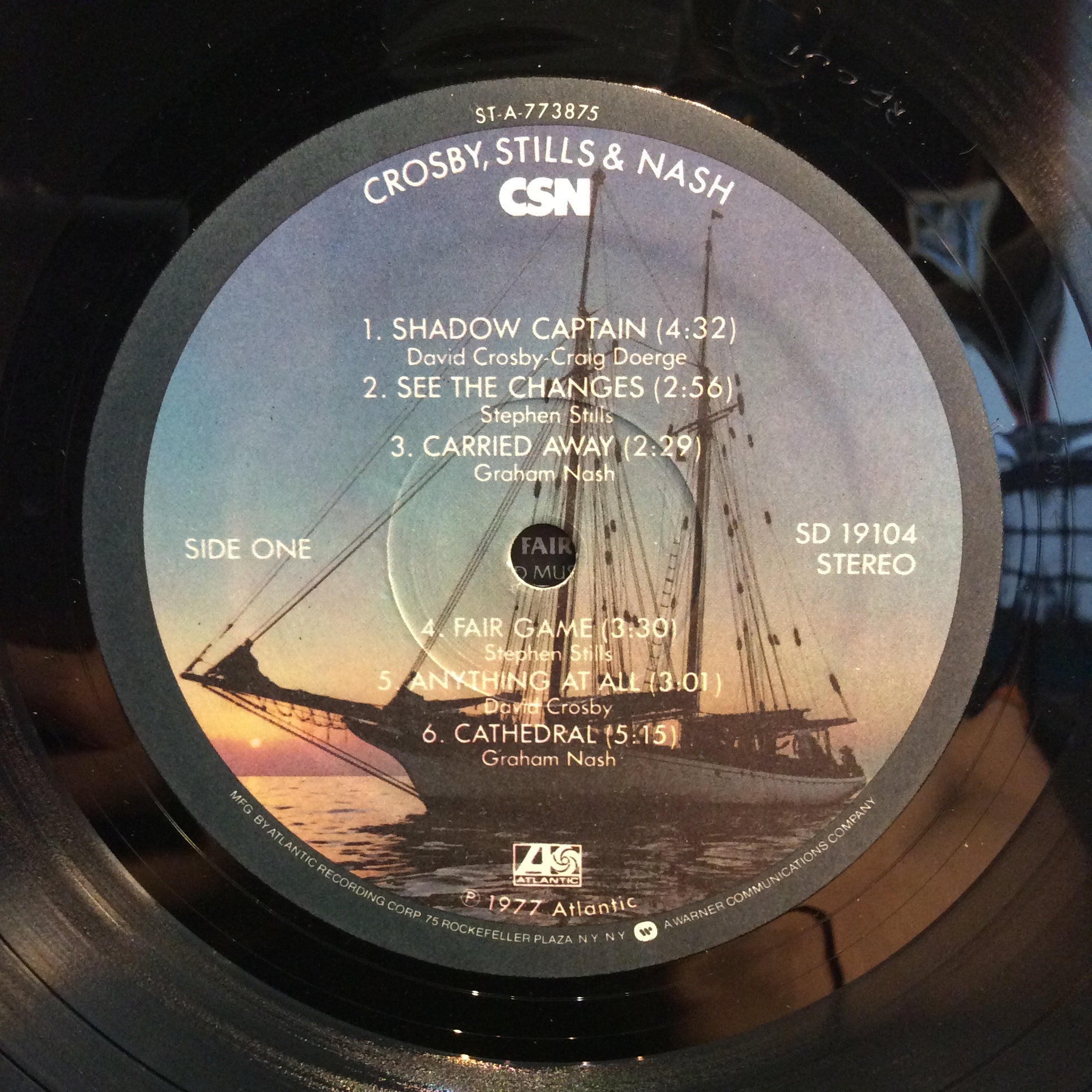 Crosby, Stills & Nash - CSN (VINYL) | Excellent+ (EX+) Very Good Plus (VG+)