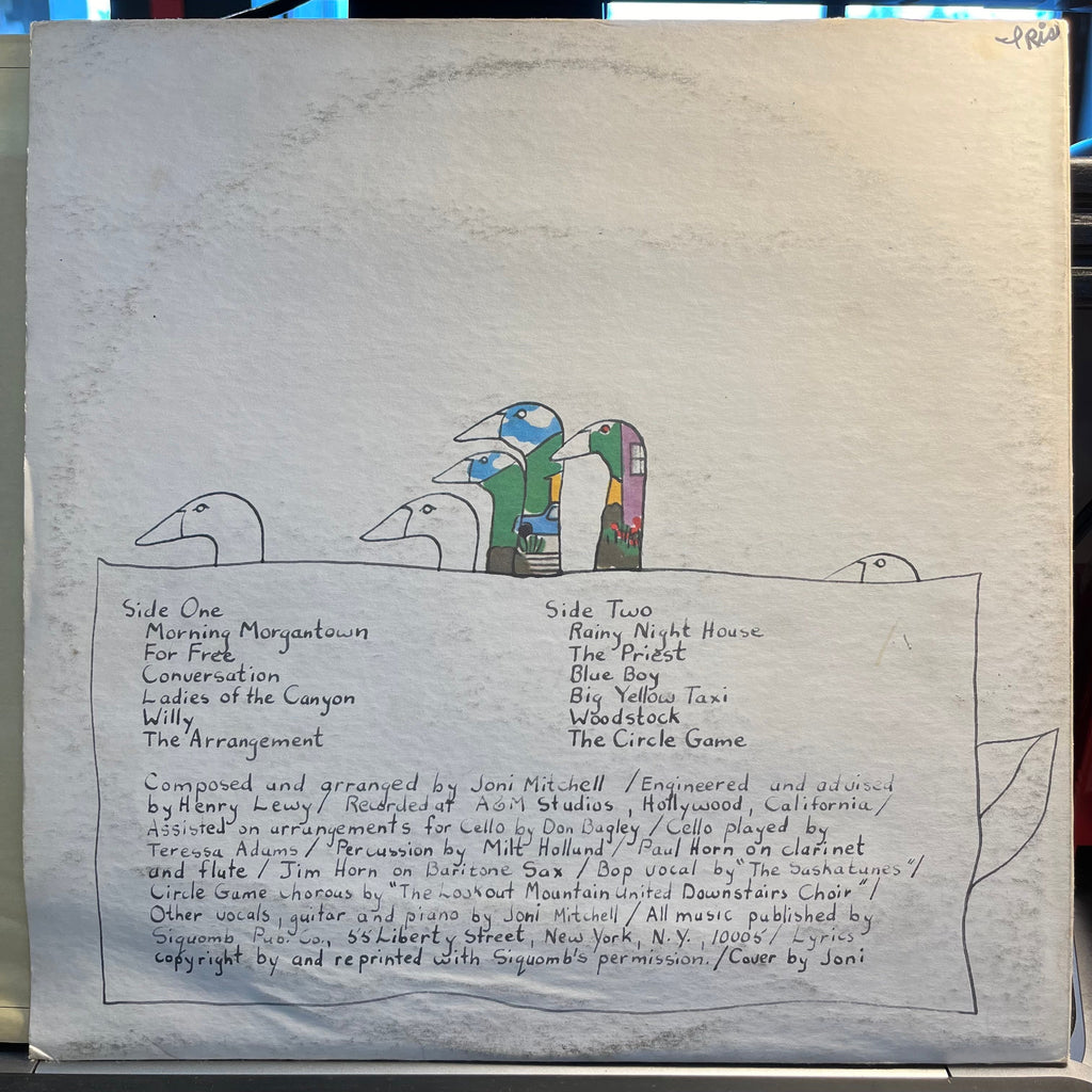 Joni Mitchell - Ladies Of The Canyon *TERRE HAUTE* | Excellent (EX) Very Good (VG)