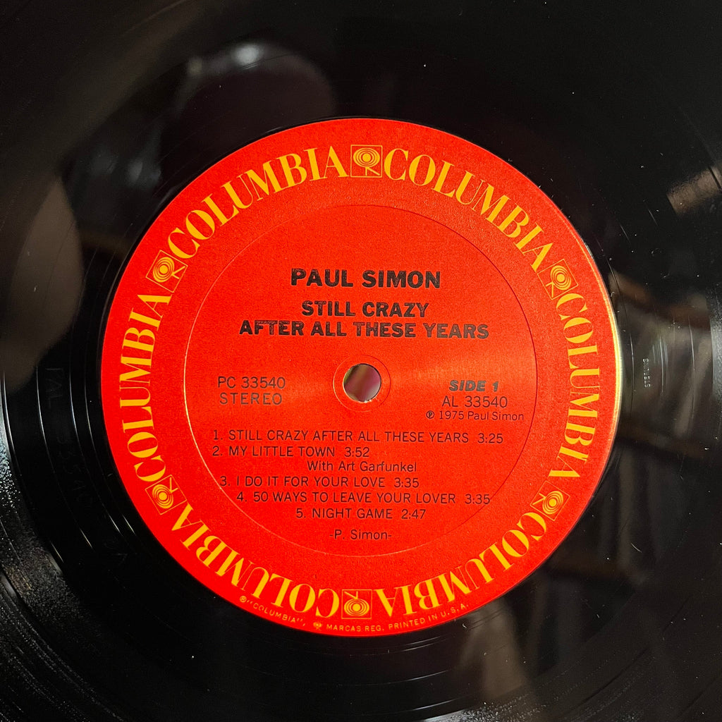Paul Simon - Still Crazy After All These Years | Excellent (EX) Excellent (EX)