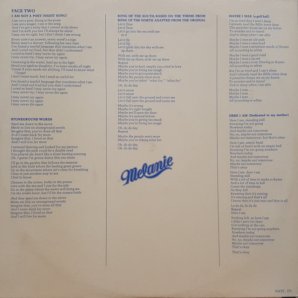 Melanie (2) - Stoneground Words *PRESSWELL* | Excellent (EX) Excellent (EX)
