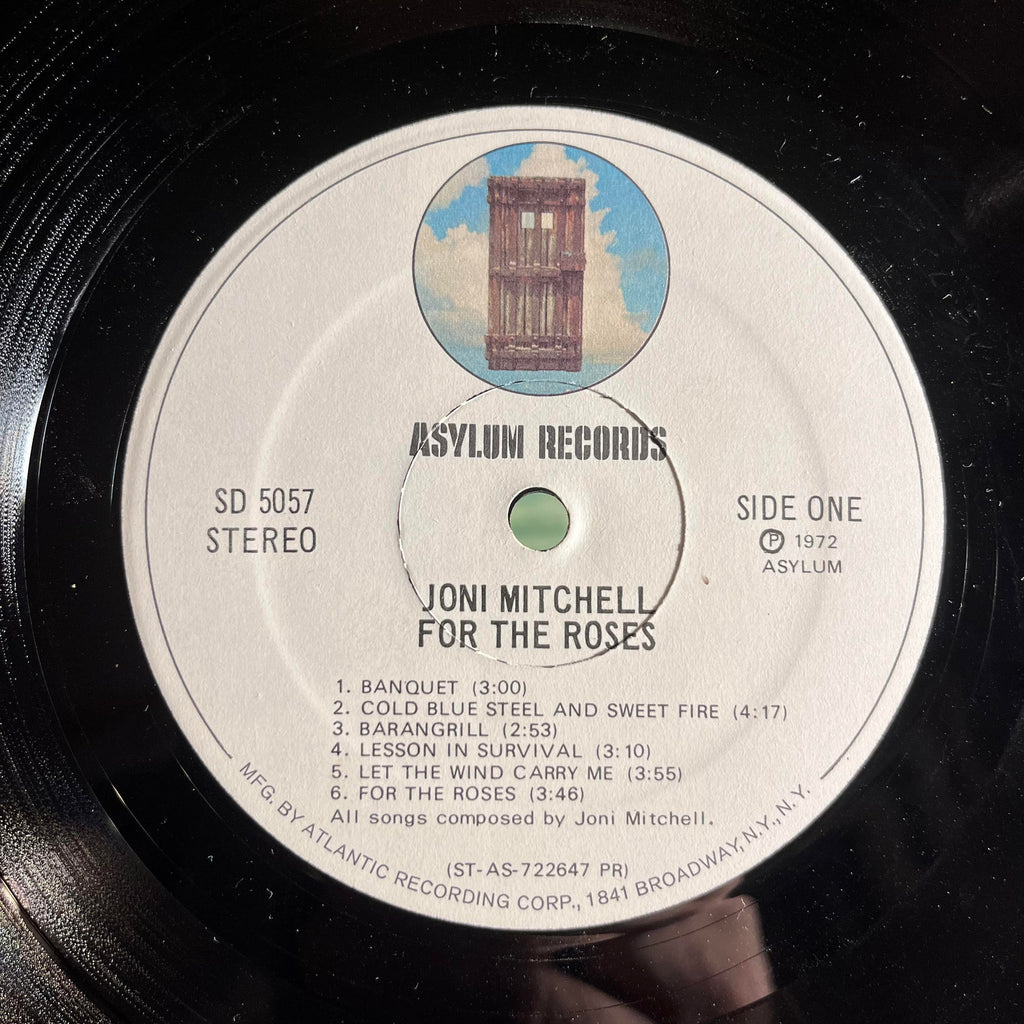 Joni Mitchell - For The Roses *PRESSWELL* | Excellent (EX) Excellent (EX)