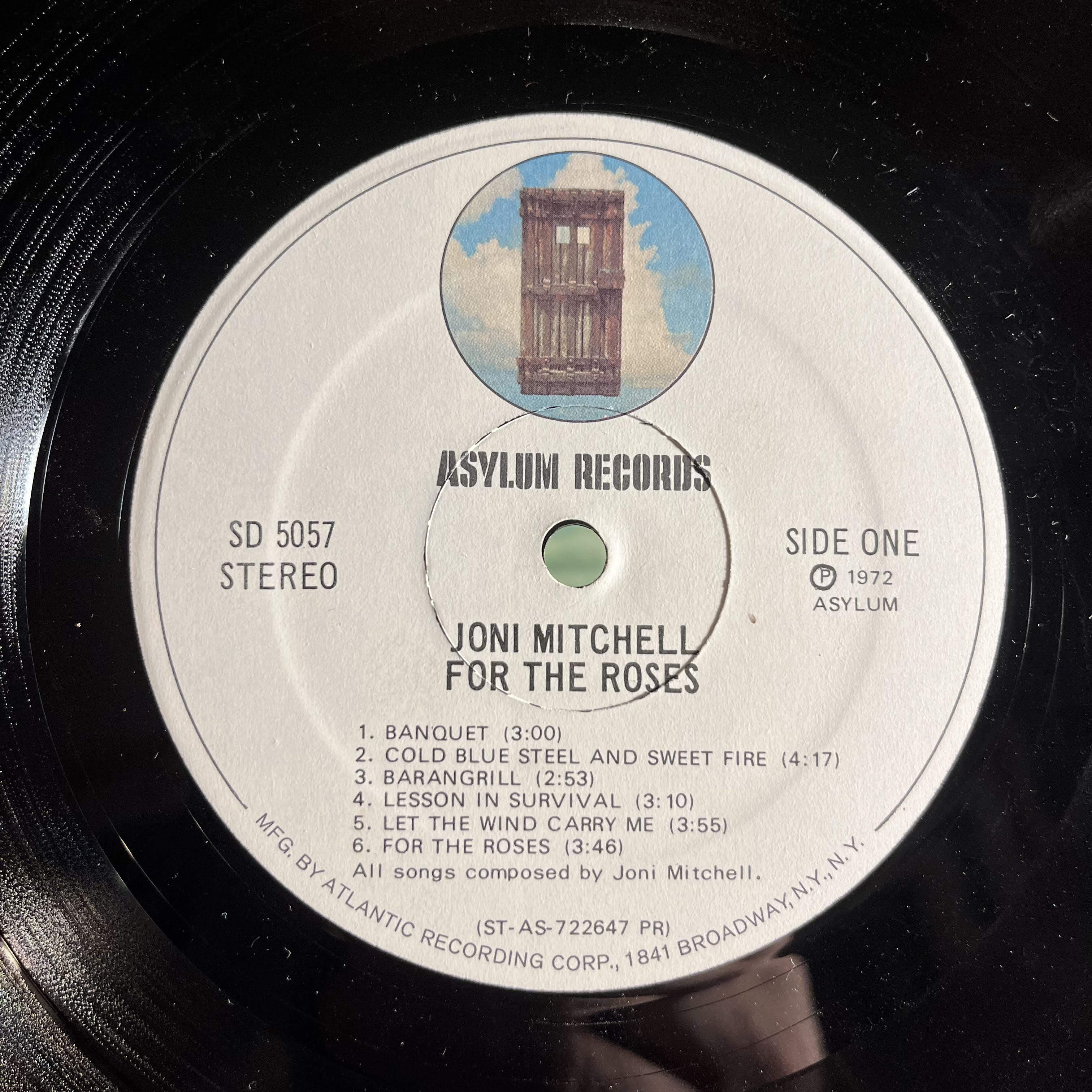 Joni Mitchell - For The Roses *PRESSWELL* | Excellent (EX) Excellent (EX)