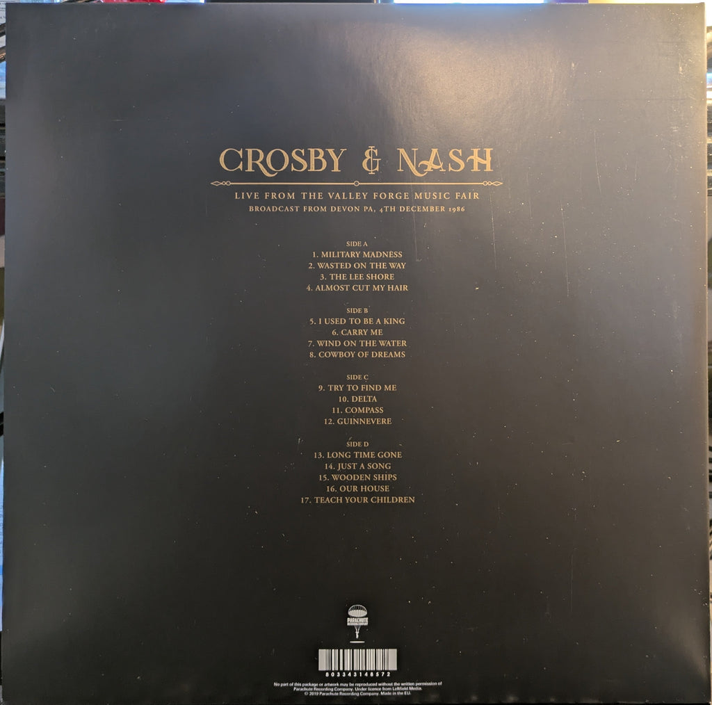 Crosby & Nash - Live From The Valley Forge Music Fair (VINYL) | Near Mint (NM) Near Mint (NM)