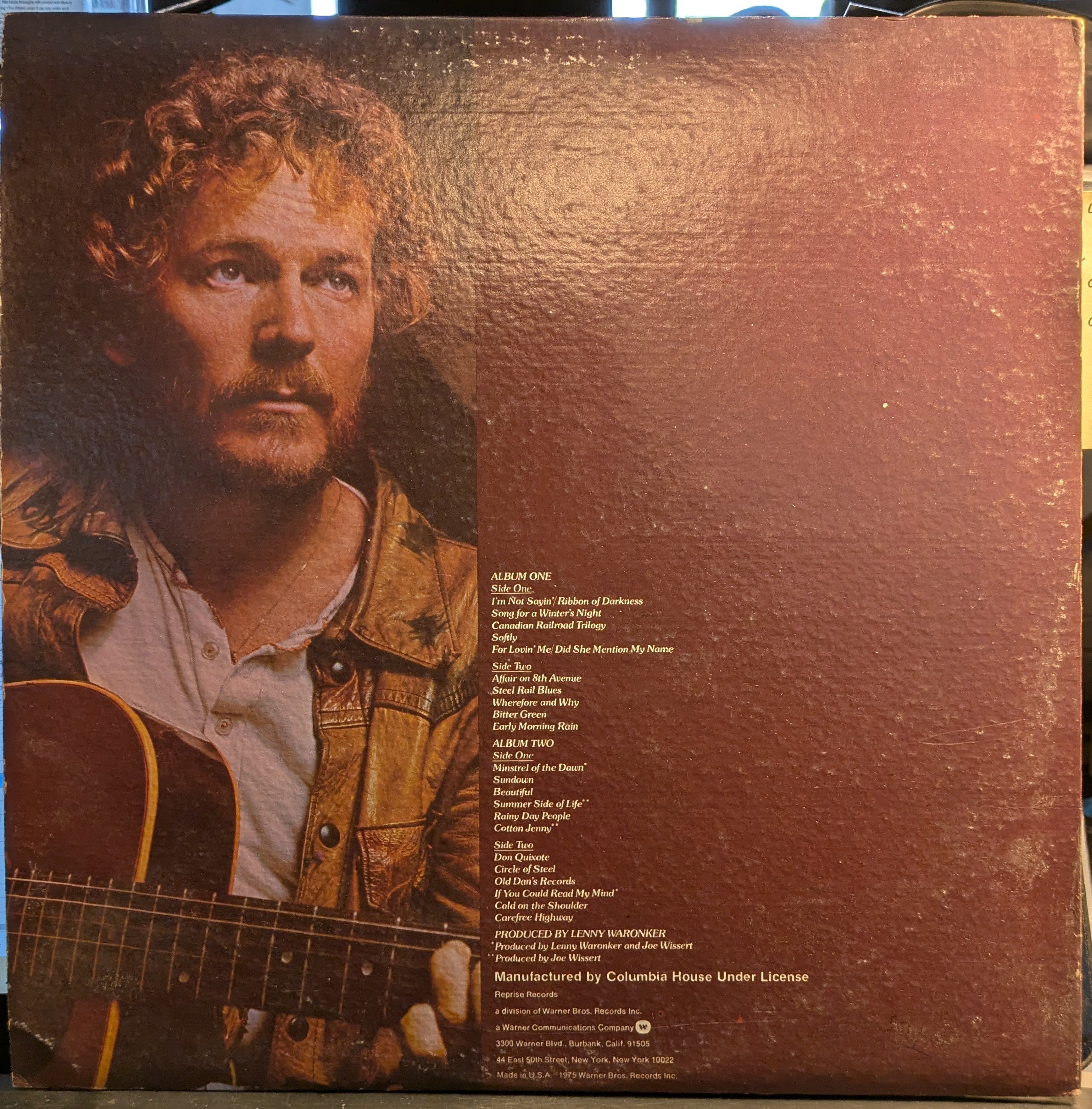 Gordon Lightfoot - Gord's Gold (2xVINYL) | Near Mint (NM) Very Good Plus (VG+)