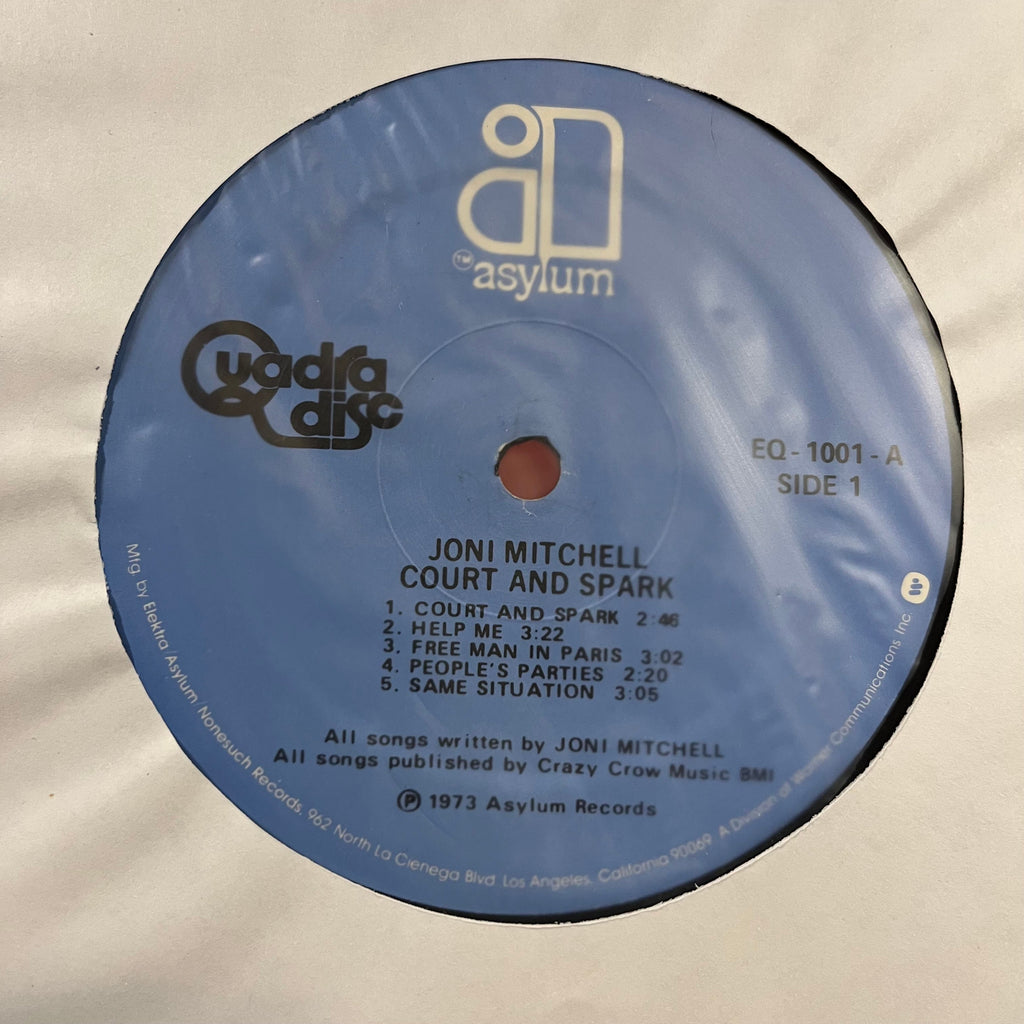 Joni Mitchell - Court And Spark *QUADRAPHONIC* | Near Mint (NM) Excellent (EX)
