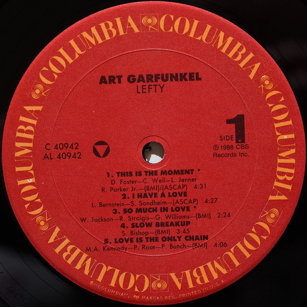 Art Garfunkel - Lefty | Near Mint (NM) Excellent (EX)