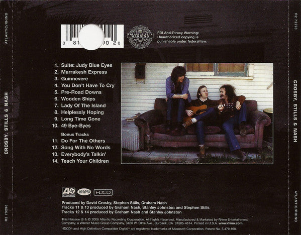 Crosby, Stills & Nash - Crosby, Stills & Nash (CD) | Near Mint (NM) Near Mint (NM)